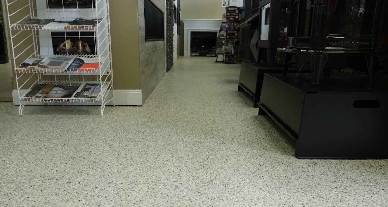 Behind the Scenes with Elite Floor Solutions: A Visit to Cleveland, Tennessee - concrete coating applied to workplace - hallways